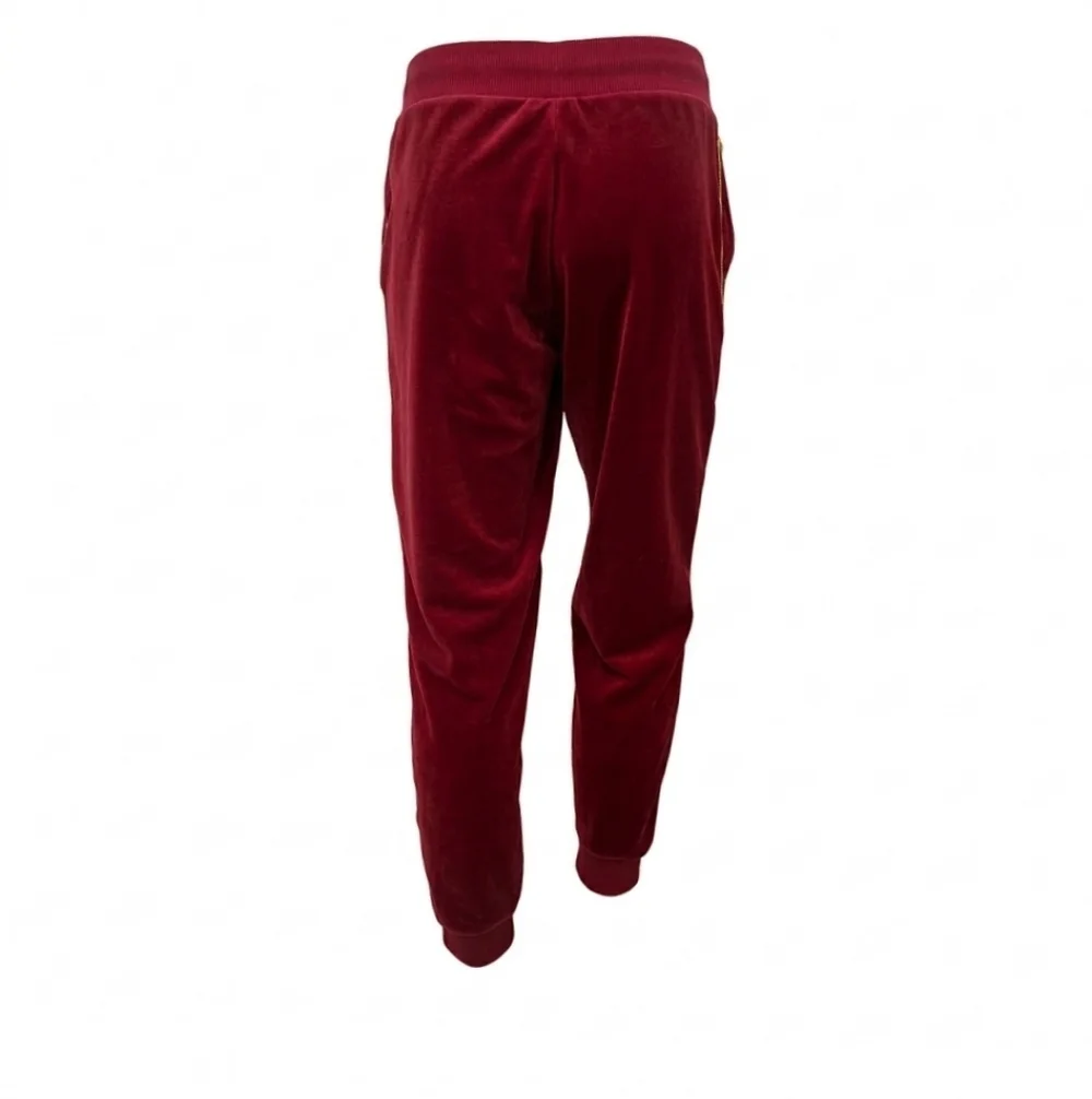 Nike Women’s Sportswear Velour Heritage Joggers Burgandy Red/Gold Womens Medium - Picture 4 of 8